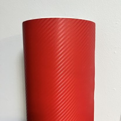 Красная карбоновая пленка для авто, Atergrix PRO 3D 1.52м.