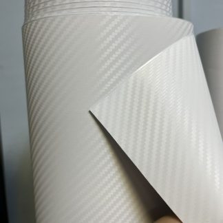 Белый карбон пленка 3D Atergrix