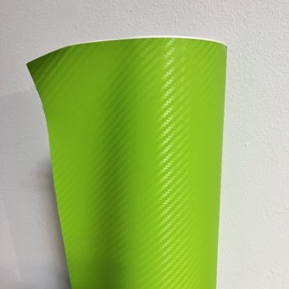 Светло зеленый карбон 3D пленка салатовый, ширина 1.52м.