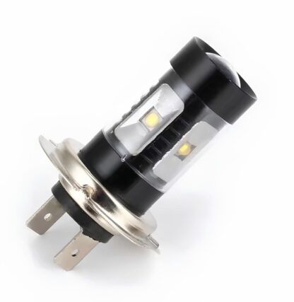 Светодиодная LED лампа H7, 30W с обманкой и линзой