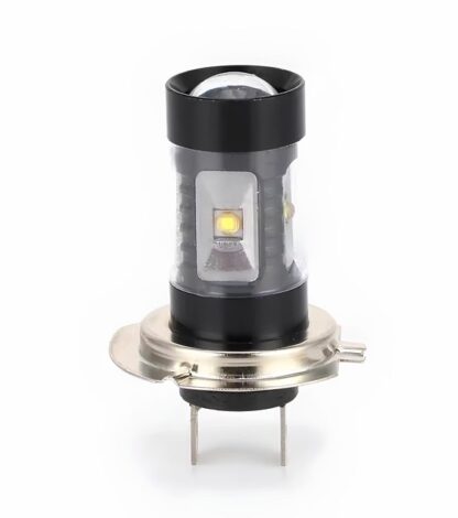 Светодиодная LED лампа H7, 30W с обманкой и линзой