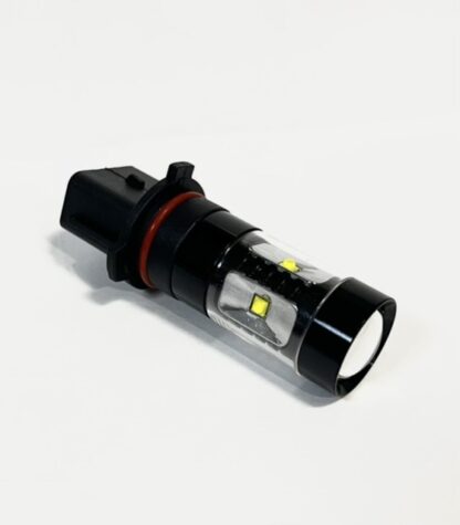 Светодиодная LED лампа P13W ДХО на 30W с линзой